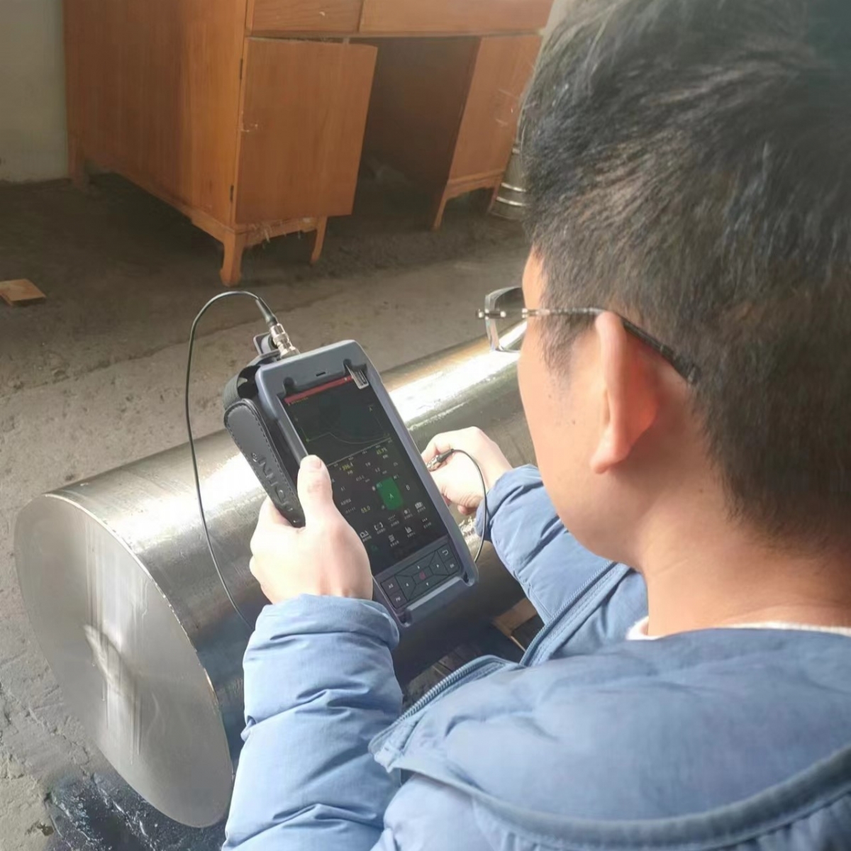 智聯(lián)型超聲波探傷儀現場案例
